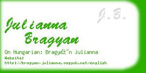 julianna bragyan business card